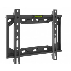 TV-Wall Mount for 23-42- - PureMounts -BT200-, Tilted, up to 35kg, Tilt: 0/ -14°,  25mm wall distance, max.VESA 200x200, Steel black